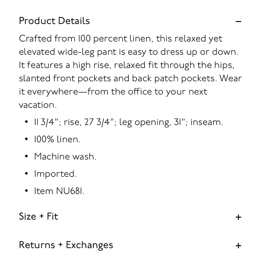Madewell The Zoe Relaxed Wide Linen Pant - Olive Brown - Picture 7 of 7
